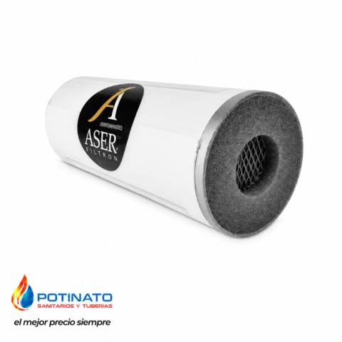 Filtro antisarro Aser sumergible con sales de polifosfato para tanque de reserva, sin instalación - Potinato Villa Elisa