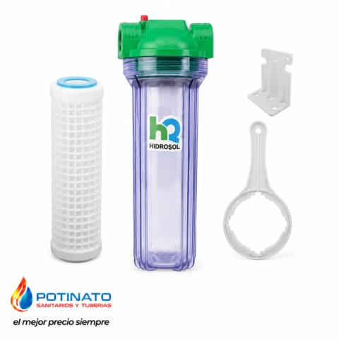 Filtro Hidroquil mallado limpiable para sedimentos y arenilla en el agua - Potinato Villa Elisa