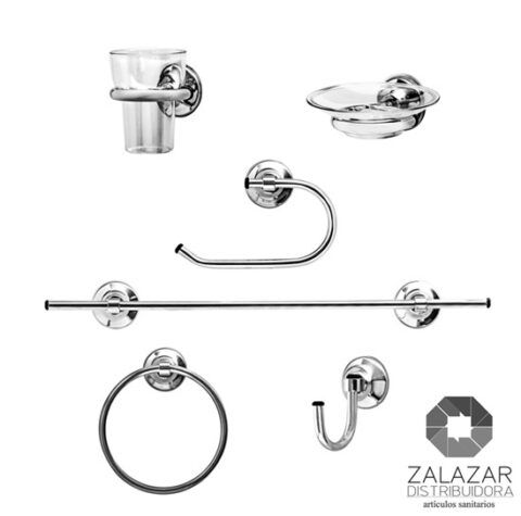 Accesorios baño cromados