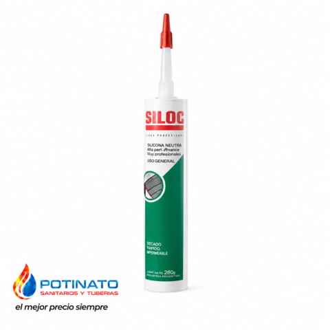 SELLADOR SILICONA TRANSPARENTE NEUTRA 280 GRS