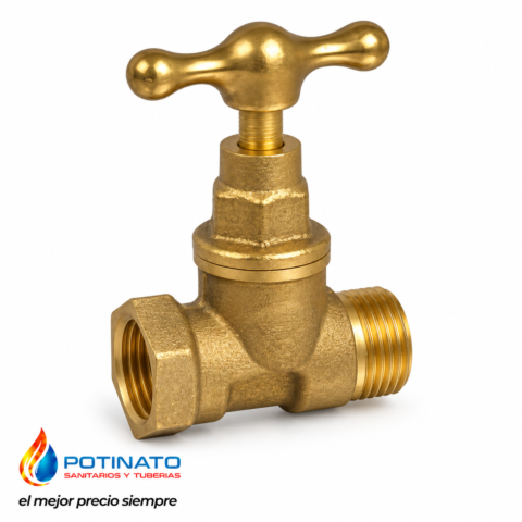LLAVE BRONCE FV MH SIN CAMPANA 1/2"