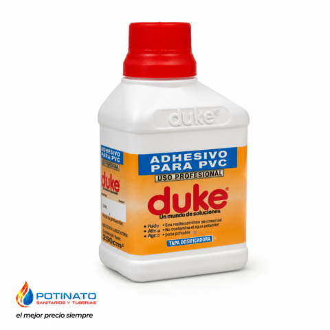 adhesivo pvc duke