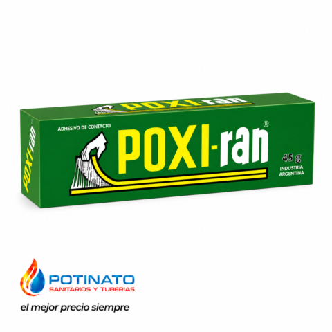 adhesivo pvc poxi- ran 45 grs