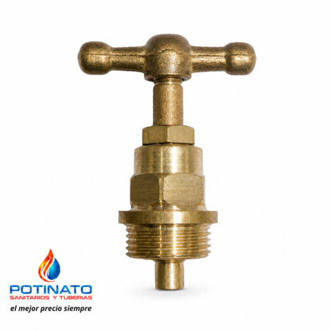 CABEZAL LLAVE PASO 3/4 ROSC COMUN BRONCE