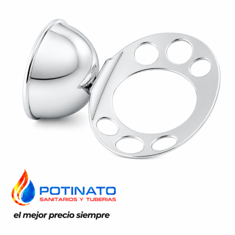 ACCESORIOS BAÑO CROMO NACIONAL PORTA VASO