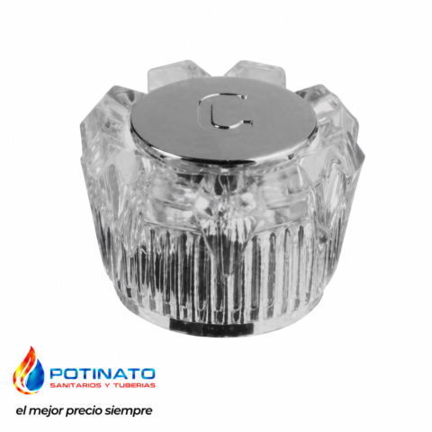 VOLANTE PLASTICO TORNADO CRISTAL