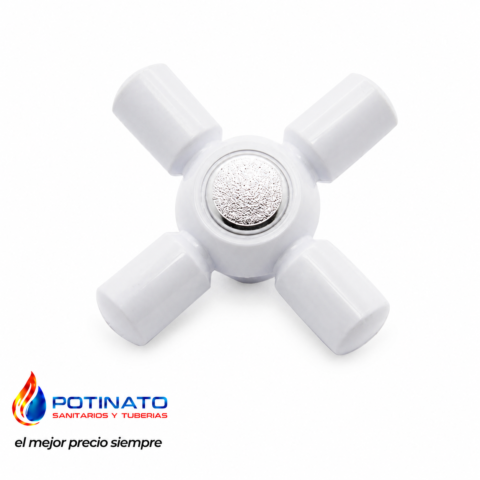 VOLANTE PLASTICO CRUZ BLANCO TIPO FV 42