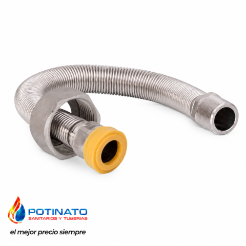 flexible extensible con pilar para regulador gas natural