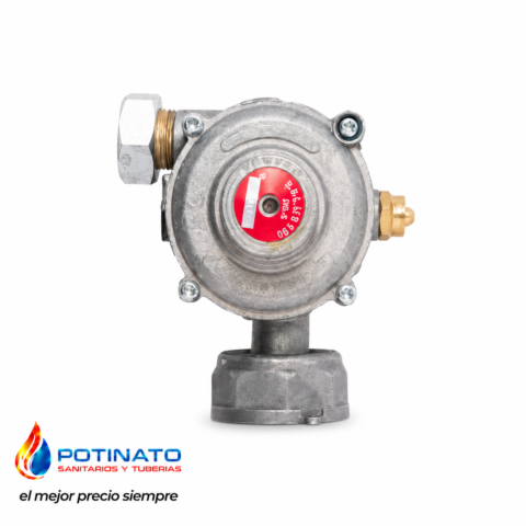 regulador gas natural 6 m3 con flexible salustri