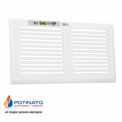 reja ventilacion aprobada gas 15 x 30