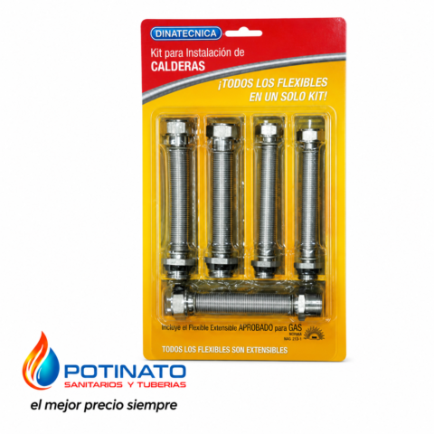 kit flexibles para conexion de calderas mixtas