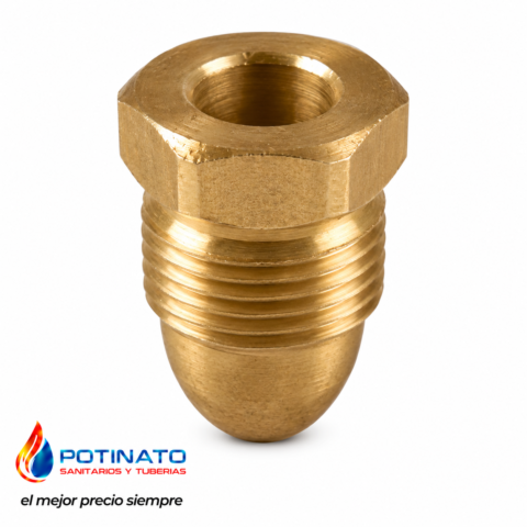 tapon rosca izquierda para regulador 45 kg