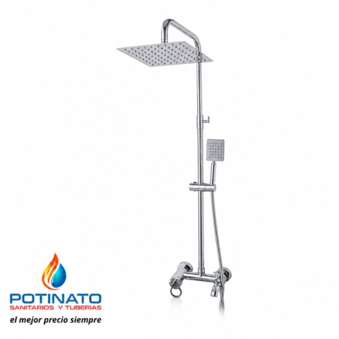 GRIFERIA MONOCOMANDO LLUVIA EXTERIOR CROMO