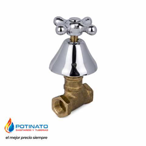 llave bronce con campana 1/2