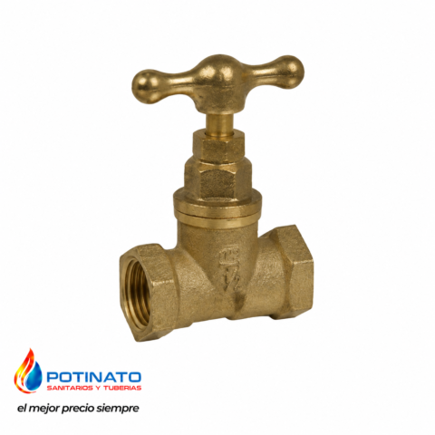 llave bronce sin campana hh 1/2