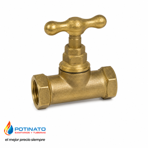 llave bronce hh 1/2