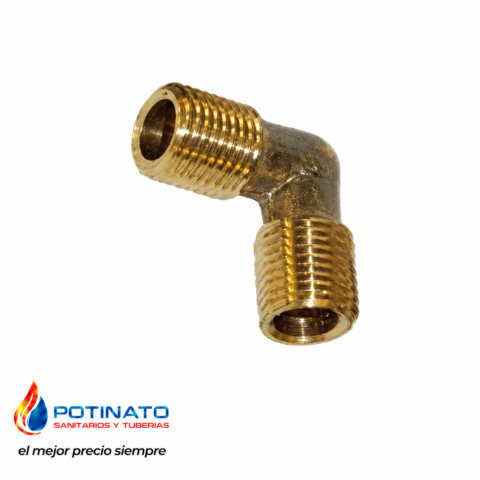 codo bronce mm para virola