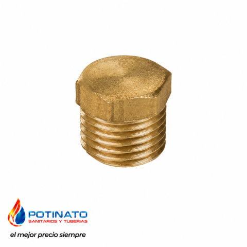 tapon bronce gas para virola