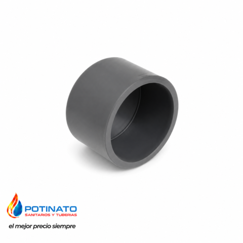 tapa pvc hidraulica junta de pegar