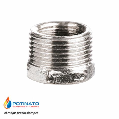 BUJE BRONCE CROMADO 3/4 X 1/2