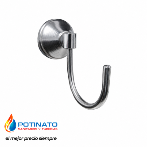 PERCHA ACERO Y BRONCE