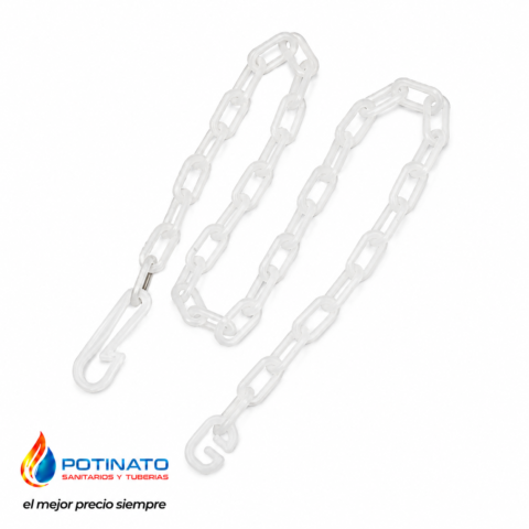 CADENA PLASTICA REGULABLE CON GANCHOS