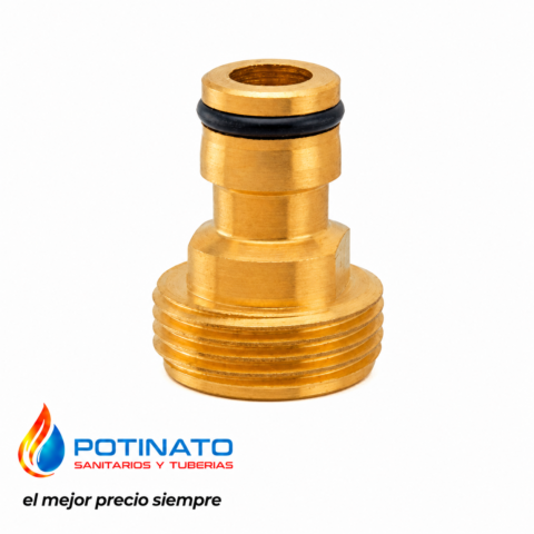 ACOPLE RAPIDO BRONCE PARA HIDRO MACHO 1/2 X 3/4