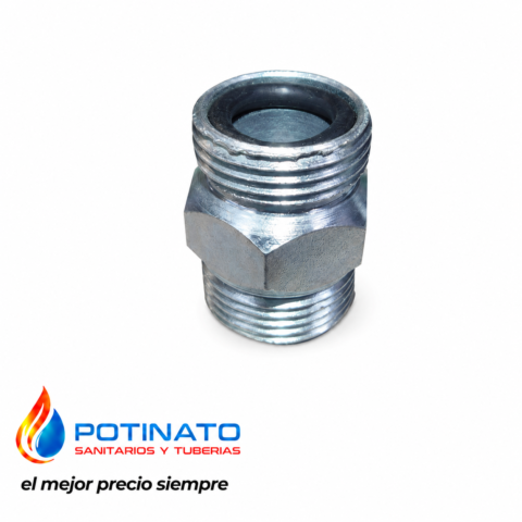 MANGUITO BRONCE REGULADOR GAS NATURAL MM 3/4 PLANO/CONICO