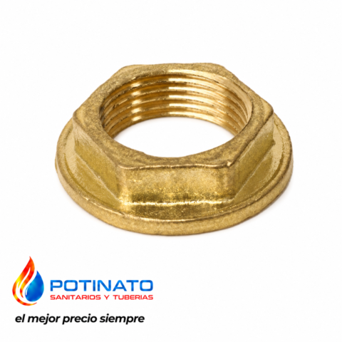TUERCA BRONCE GRIFERIA ALA 3/8