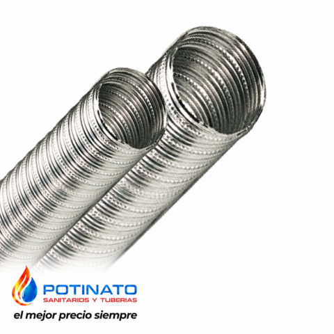 CAÑO MEFLEX ALUMINIO EXTENSIBLE 3" X 1MT