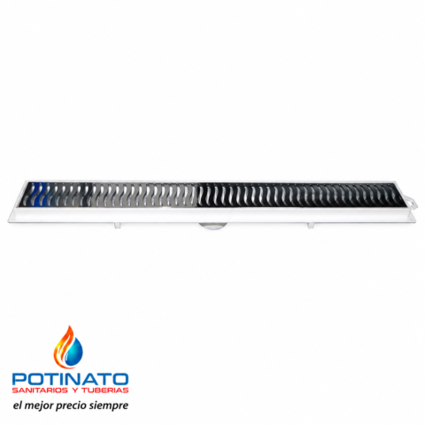 REJA LINEAL CROMO PLASTICA X 50 CM