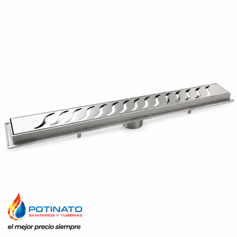 REJA LINEAL CROMO ACERO X 50 CM